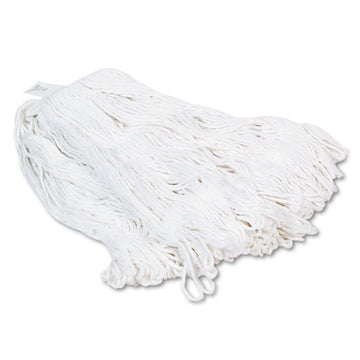 Boardwalk® Pro Loop Web-tailband Wet Mop Head, Rayon, 24oz, White, 12-carton freeshipping - TVN Wholesale